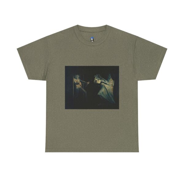 Lady Macbeth Seizing the Daggers by Henry Fuseli Cotton Tee - Image 6