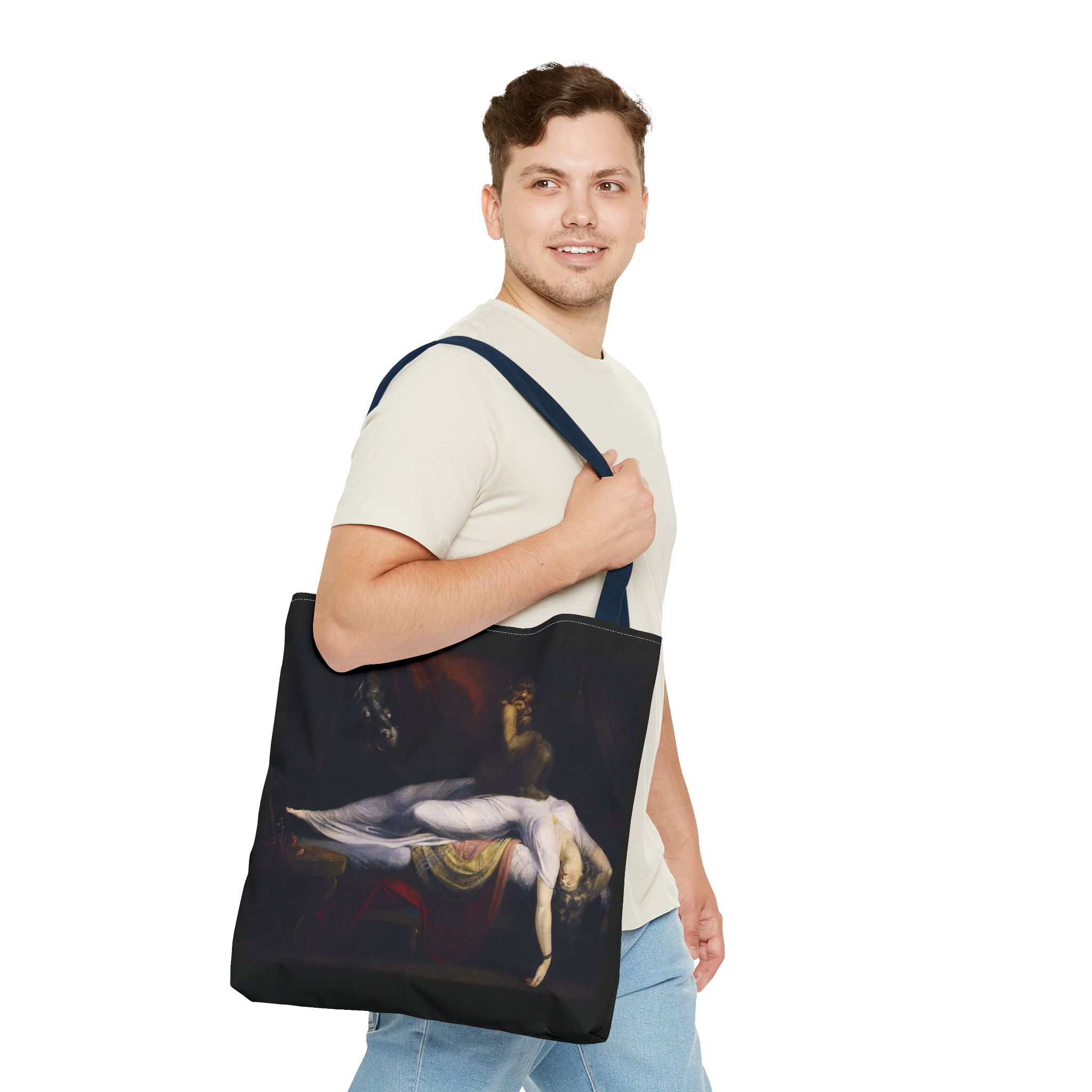 The Nightmare by Henry Fuseli Tote Bag - Image 43
