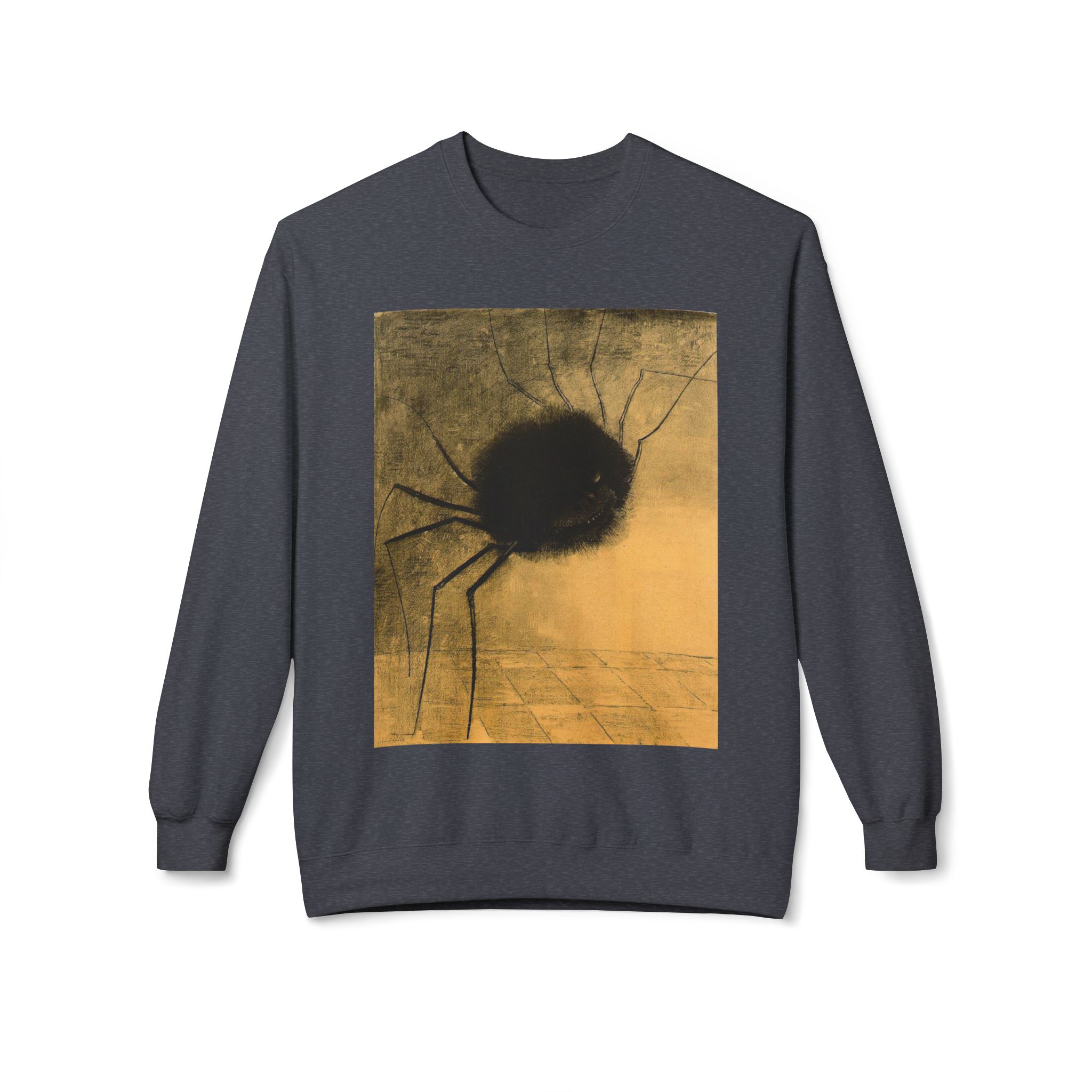 The Smiling Spider by Odilon Redon Sweatshirt - Image 6