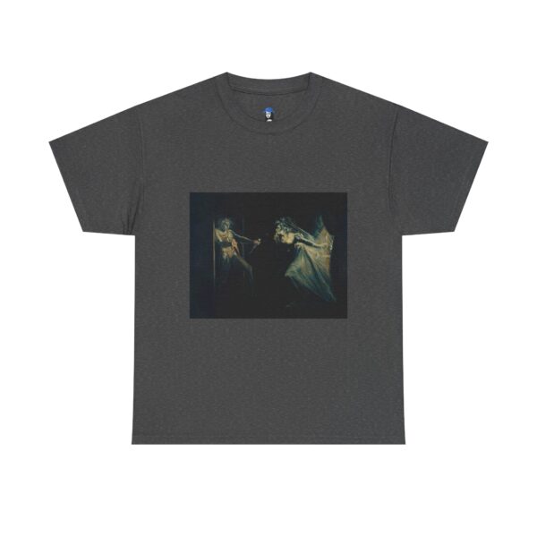Lady Macbeth Seizing the Daggers by Henry Fuseli Cotton Tee - Image 8