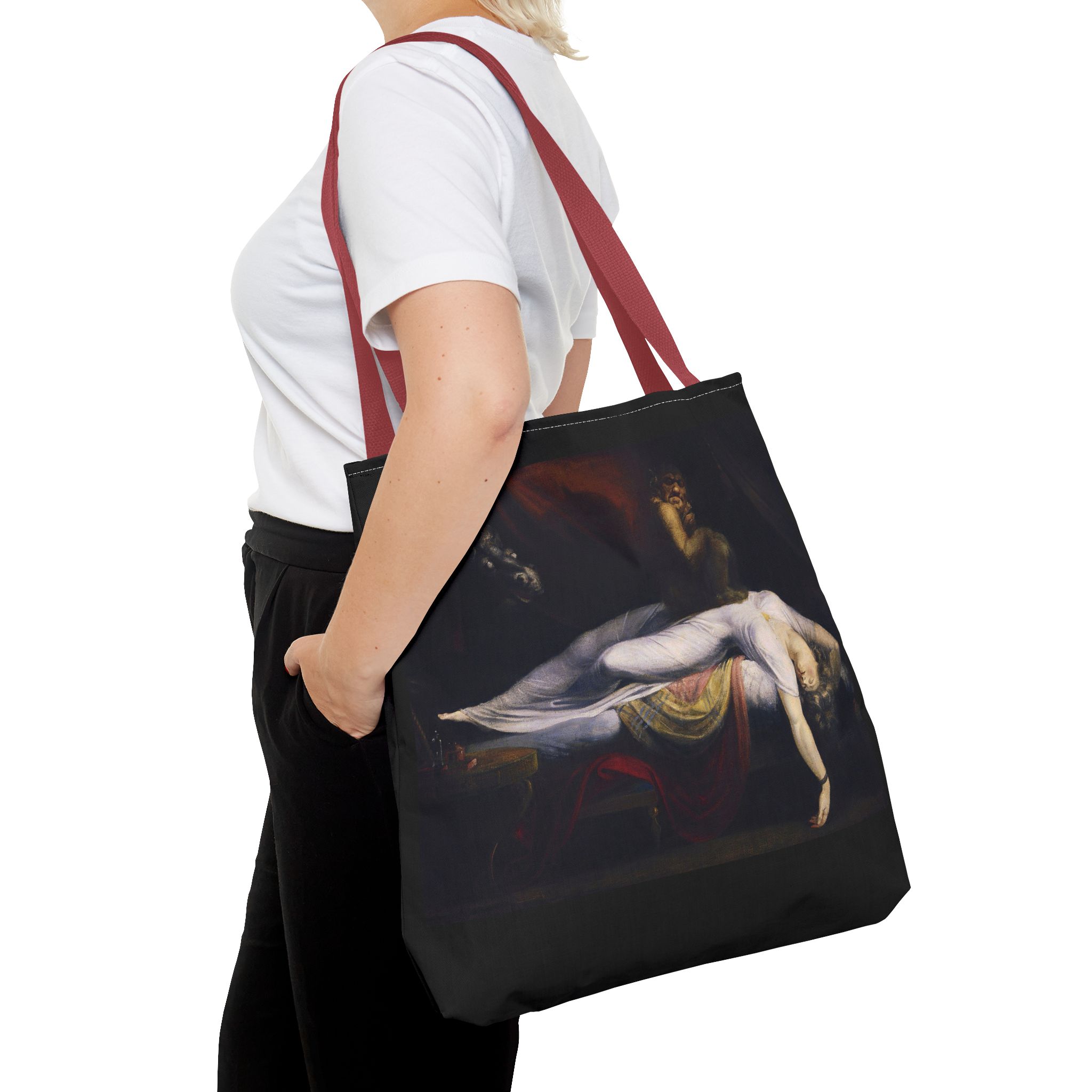The Nightmare by Henry Fuseli Tote Bag - Image 20