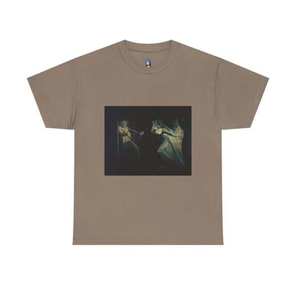 Lady Macbeth Seizing the Daggers by Henry Fuseli Cotton Tee - Image 5