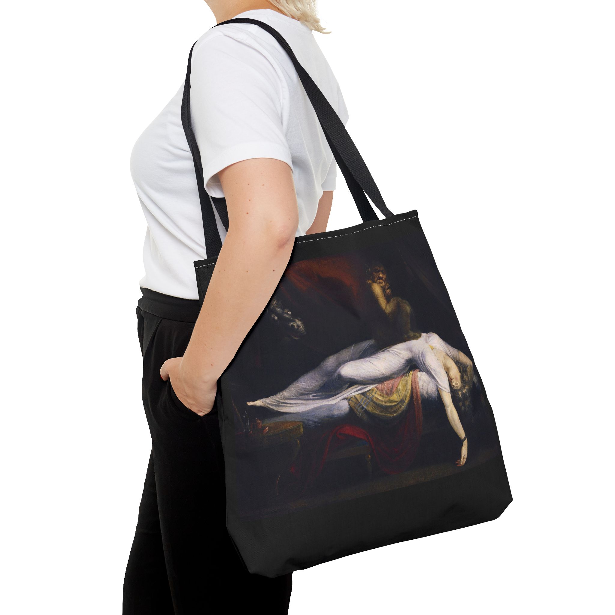 The Nightmare by Henry Fuseli Tote Bag - Image 12