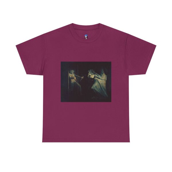Lady Macbeth Seizing the Daggers by Henry Fuseli Cotton Tee - Image 10