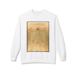Vitruvian Man by Leonardo da Vinci Sweatshirt