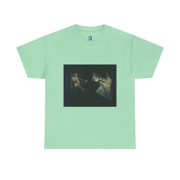 Lady Macbeth Seizing the Daggers by Henry Fuseli Cotton Tee - Image 7