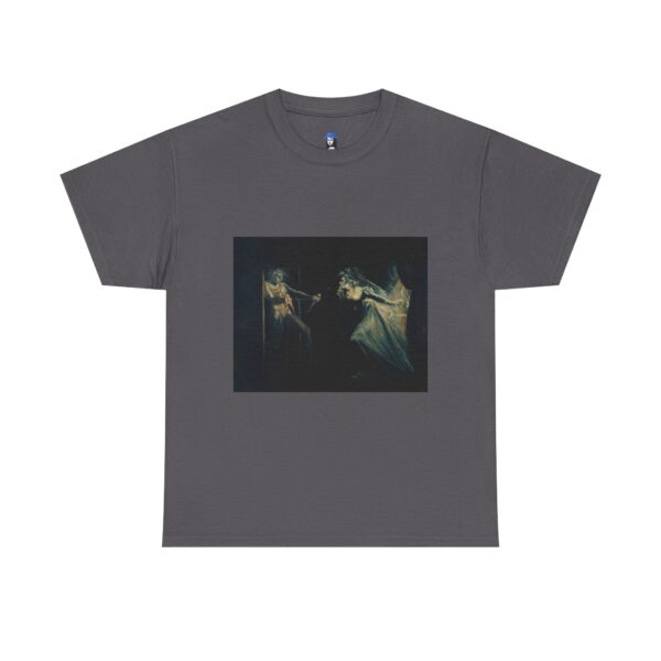 Lady Macbeth Seizing the Daggers by Henry Fuseli Cotton Tee - Image 9