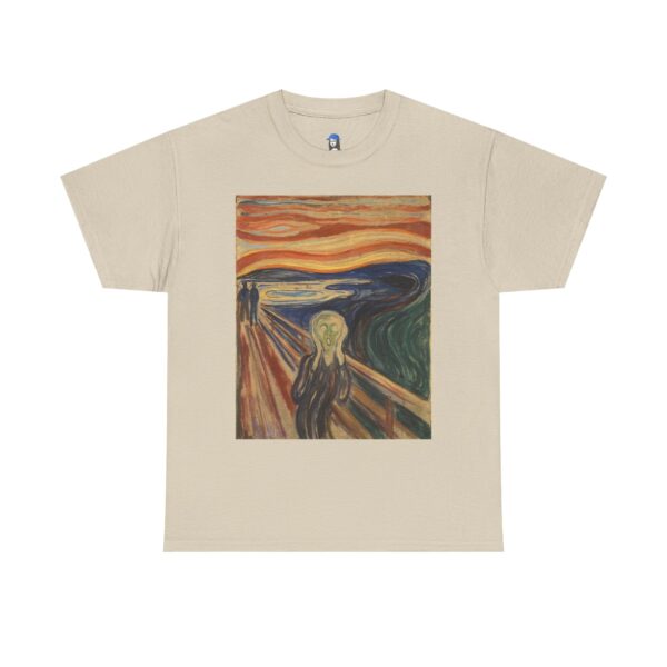The Scream By Edvard Munch Cotton Tee - Image 4