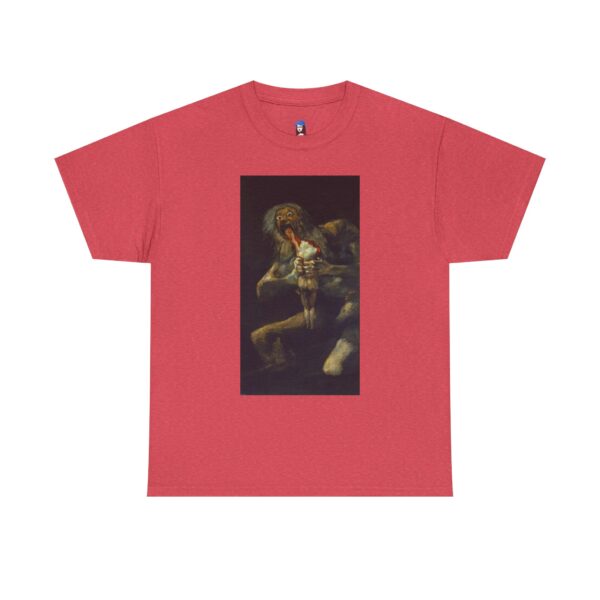 Saturn Devouring His Son by Francisco Goya Cotton Tee - Image 11