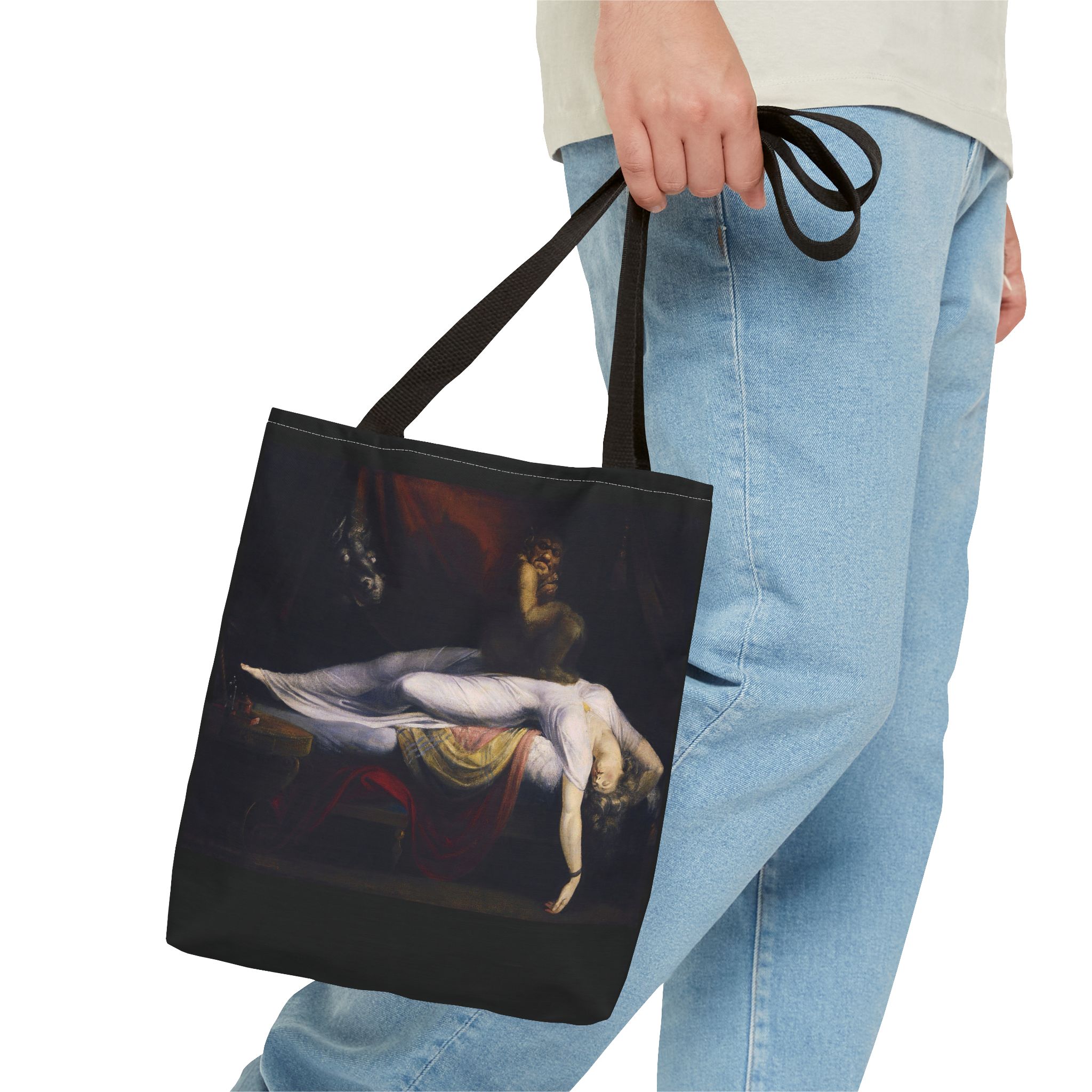 The Nightmare by Henry Fuseli Tote Bag - Image 3
